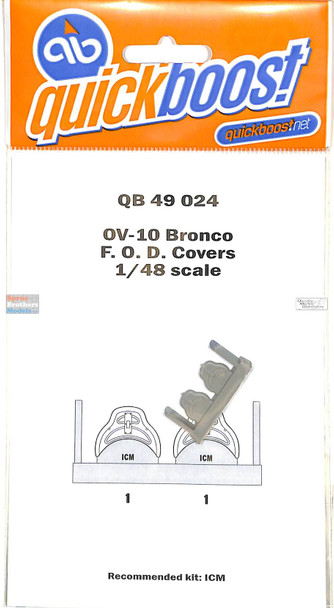 QBT49024 1:48 Quickboost OV-10 Bronco FOD Covers (ICM kit)