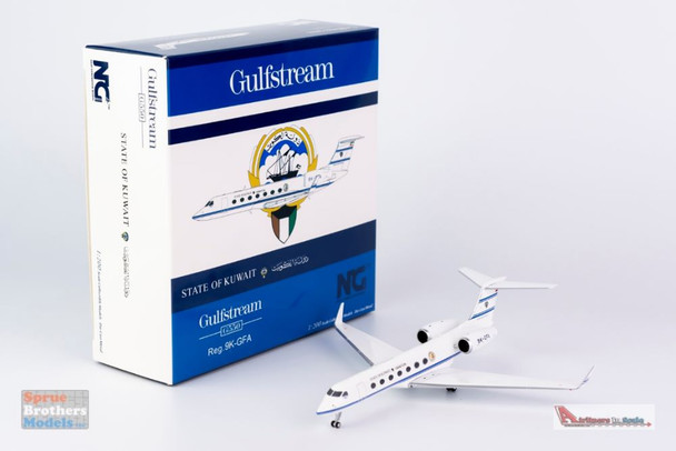 NGM75012 1:200 NG Model Kuwait Government Gulfstream G550 Reg #9K-GFA (pre-painted/pre-built)
