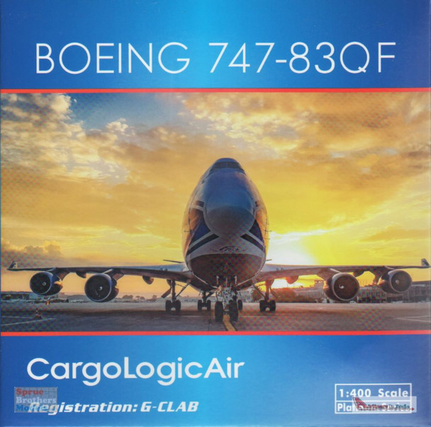 PHX11743 1:400 Phoenix Model CargoLogicAir B747-8F Reg #G-CLAB (pre-painted/pre-built)