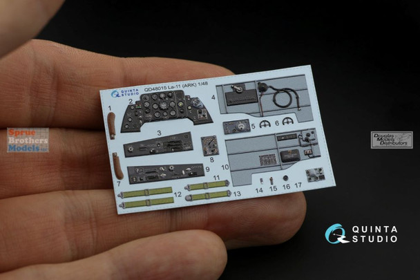 QTSQD48015 1:48 Quinta Studio Interior 3D Decal - La-11 (ARK kit)