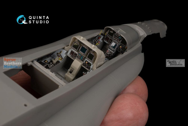 QTSQD48216 1:48 Quinta Studio Interior 3D Decal - F-18D Hornet Late BuNo 163986+ (KIN kit)