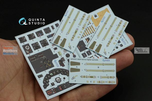 QTSQD32084 1:32 Quinta Studio Interior 3D Decal - Ju88A-1 (REV kit)