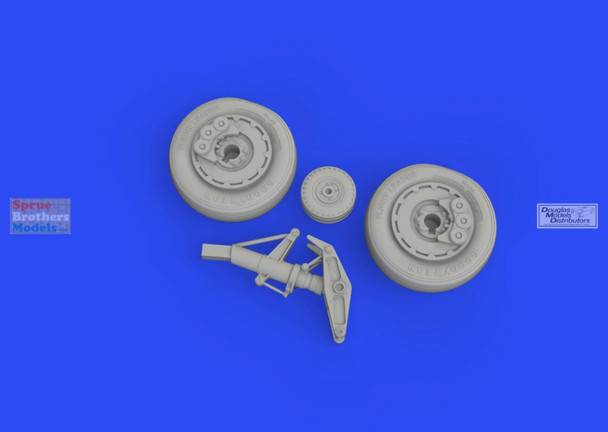 EDU648761 1:48 Eduard Brassin - A-1J Skyraider Wheels (TAM kit)