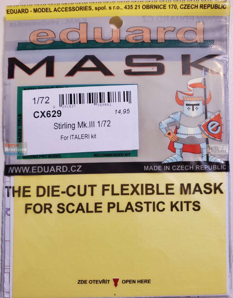 EDUCX629 1:72 Eduard Mask - Stirling Mk.III (ITA kit)