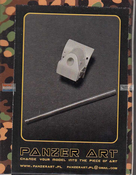 PZAGB35014 1:35 Panzer Art Gun Barrel - T-34/76 Mantlet with F-34 Gun (for Hexagonal Turret)