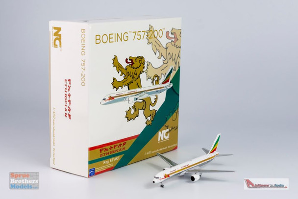 NGM53192 1:400 NG Model Ethiopian Airlines B757-200 Reg #ET-AKF (pre-painted/pre-built)