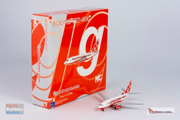 NGM76002 1:400 NG Model Flyglobespan B737-600 Reg #G-CDRB (pre-painted/pre-built)