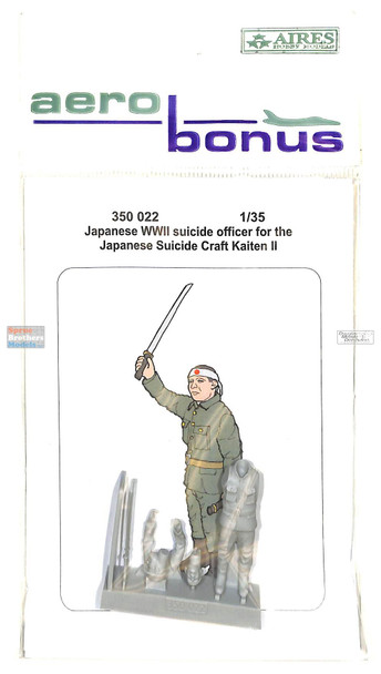 ARSAB350022 1:35 AeroBonus WW2 Japanese Suicide Officer Figure for Kaiten II