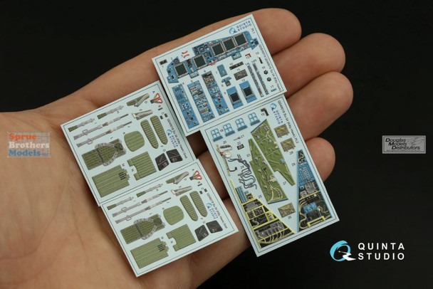 QTSQD48018 1:48 Quinta Studio Interior 3D Decal - Su-34 Fullback (KTH kit)