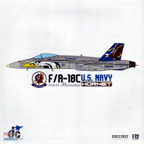 JCW72F18014 1:72 JC Wings Military F-18C Hornet VFA-82 Marauders 2004 (pre-painted/pre-built)