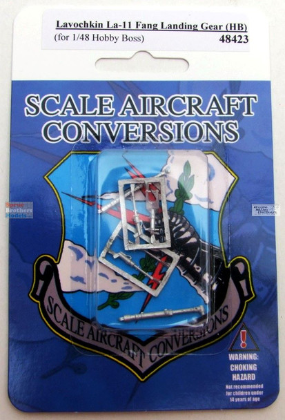 SAC48423 1:48 Scale Aircraft Conversions - La-11 Fang Landing Gear (HBS kit)