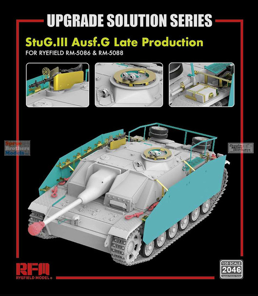 RFMRM2046 1:35 Rye Field Model STuG.III Ausf.G Late Production Upgrade Set (RFM kit)