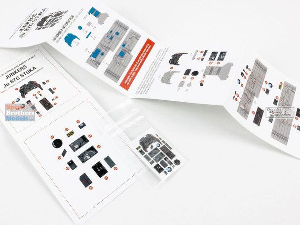 RFSQS35012 1:35 Red Fox Studio Quick Set Acrylic Instrument Panel - Ju87G Stuka (BDM kit)