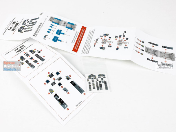 RFSQS48084 1:48 Red Fox Studio Quick Set Acrylic Instrument Panel - F-18B Hornet (KIN kit) RFSQS48084 1:48 Red Fox Studio Quick Set Acrylic Instrument Panel - F-18B Hornet (KIN kit)
