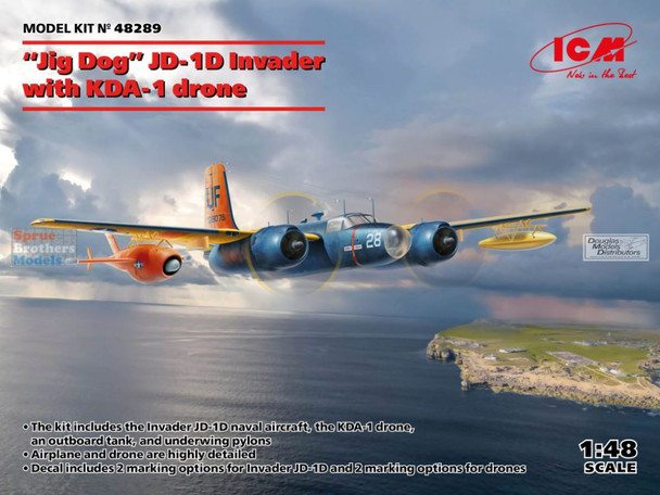 ICM48289 1:48 ICM 'Jig Dog' JD-1D Invader with KDA-1 Drone