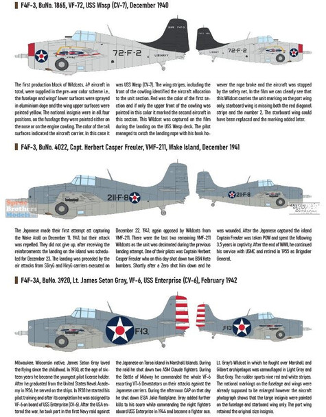 EDU11166 1:48 Eduard 'Midway' F4F-3 and F4F-4 Wildcat [Limited Edition Dual Combo]