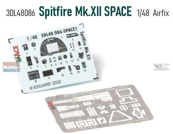 EDU3DL48086 1:48 Eduard SPACE - Spitfire Mk.XII (AFX kit)