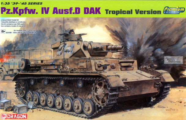 DML6976 1:35 Dragon Panzer Pz.Kpfw.IV Ausf.D DAK Tropical Version
