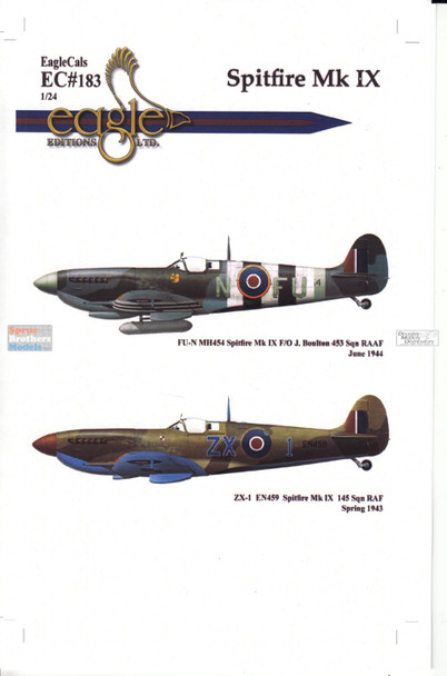 ECL24183 1:24 Eagle Editions Spitfire Mk.IX Part 2