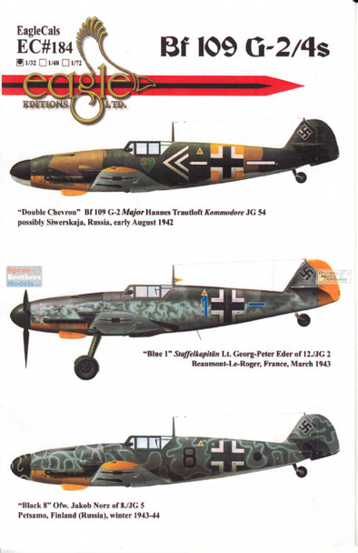 ECL32184 1:32 Eagle Editions BF109G-2 Bf109G-4