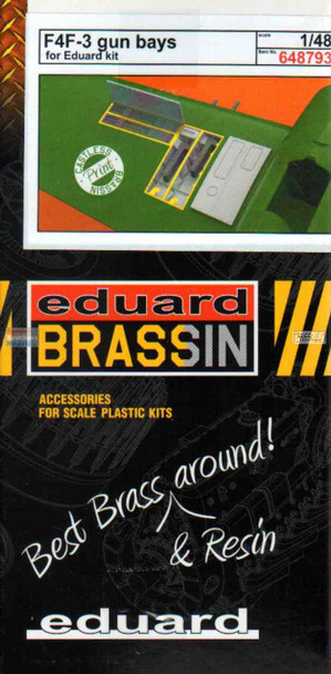 EDU648793 1:48 Eduard Brassin Print - F4F-3 Wildcat Gun Bay Set (EDU kit)