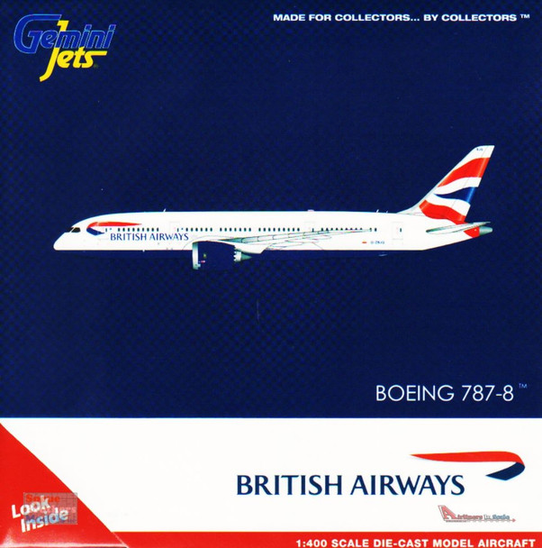 GEMGJ2107 1:400 Gemini Jets British Airways B787-8 Reg #G-ZBJG (pre-painted/pre-built)