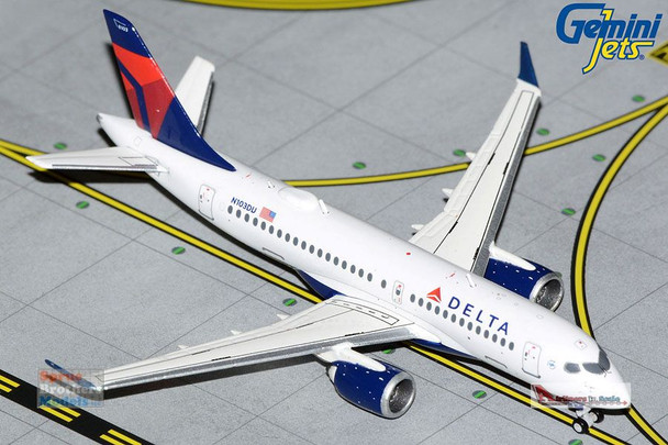 GEMGJ2099 1:400 Gemini Jets Delta Airlines Airbus A220-100 Reg #N103DU (pre-painted/pre-built)