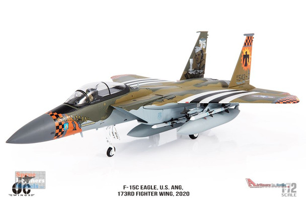 JCW72F15017 1:72 JC Wings Military F-15C Eagle Oregon ANG 173rd Fighter Wing 2020 (pre-painted/pre-built)