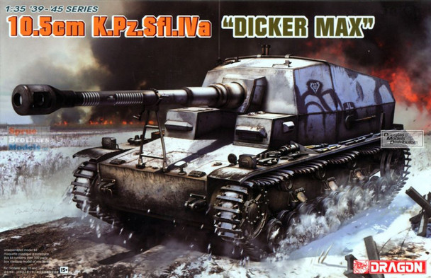 DML6979 1:35 Dragon 10.5cm K.Pz.Sfl.IVa Dicker Max