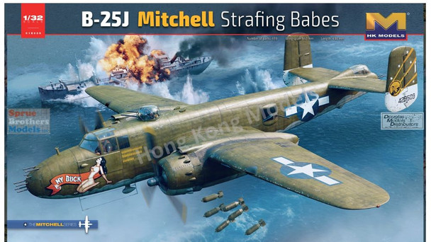 HKM01E36 1:32 HK Models B-25J Mitchell 'Strafing Babes'