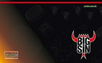 EDUSIN64898 1:48 Eduard BIG SIN P-38J Lightning Advanced Detail Set (TAM kit)