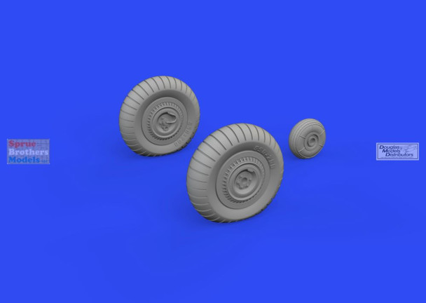 EDU648821 1:48 Eduard Brassin Yak-9D Wheels (ZVE kit)
