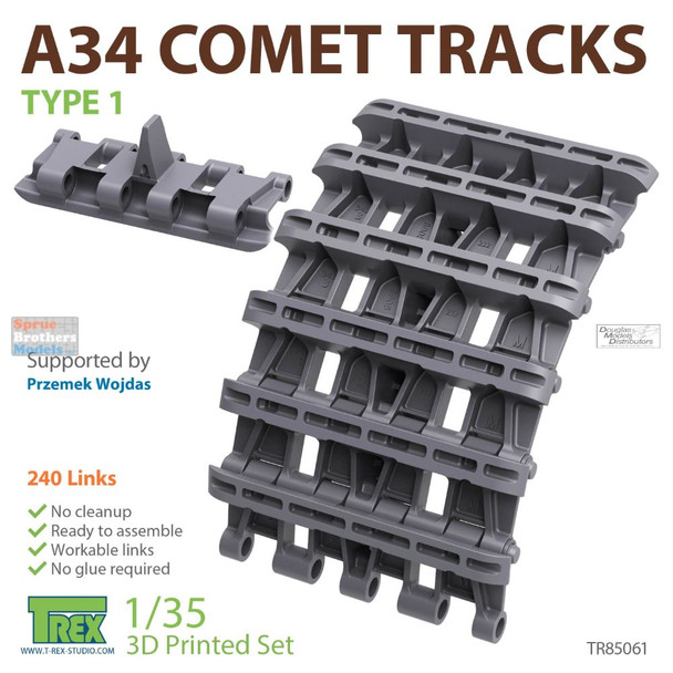 TRXTR85061 1:35 TRex - A34 Comet Tracks Type 1