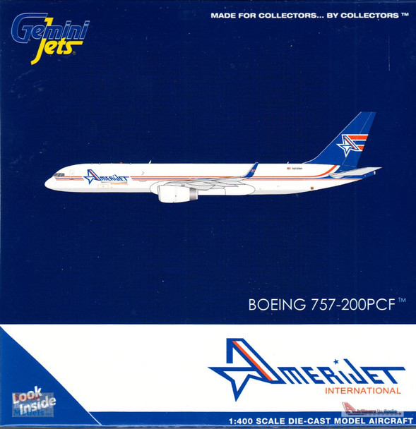 GEMGJ2130 1:400 Gemini Jets AmeriJet International B757-200PCF Reg #N818NH (pre-painted/pre-built)