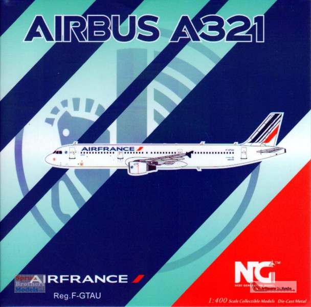 NGM13033 1:400 NG Model Air France Airbus A321-200 Reg #F-GTAU (pre-painted/pre-built)