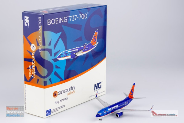 NGM77012 1:400 NG Model Sun Country B737-700 Reg #N714SY (pre-painted/pre-built)