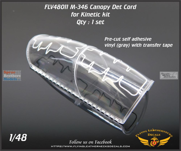 ORDFLV48011 1:48 Flying Leathernecks M-326 Canopy Det Cord (KIN kit)