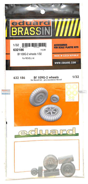 EDU632186 1:32 Eduard Brassin Bf109G-2 Wheels (REV kit)