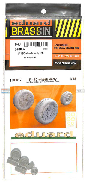 EDU648832 1:48 Eduard Brassin F-16C Falcon Early Wheels (KIN kit)