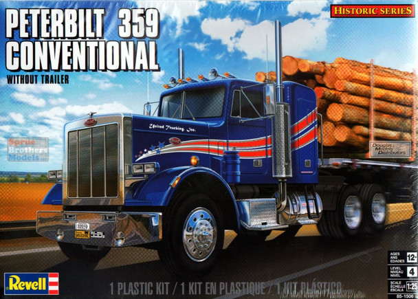 RMX851506 1:25 Revell Peterbilt 359 Conventional (without Trailer)