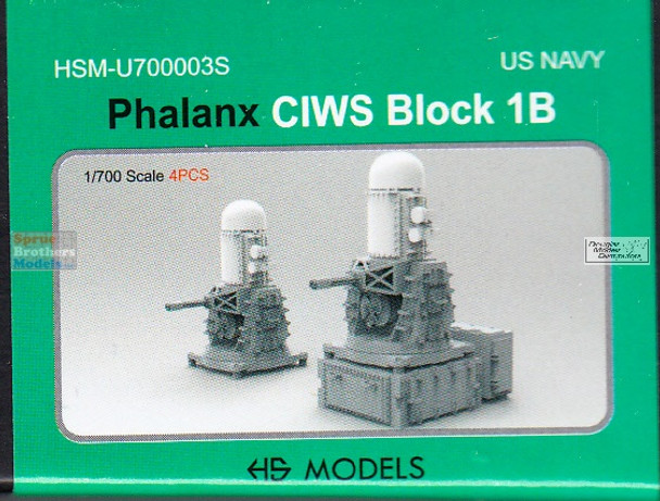 HSMU700003U 1:700 HS Models US Navy Phalanx CIWS Block 1B