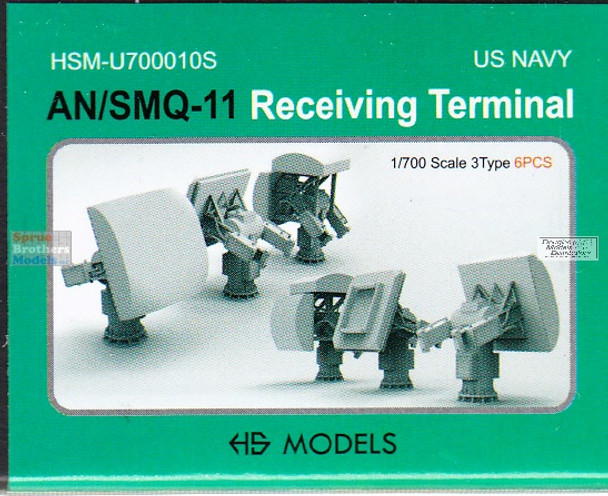 HSMU700010U 1:700 HS Models US Navy AN/SMQ-11 Receiving Terminal