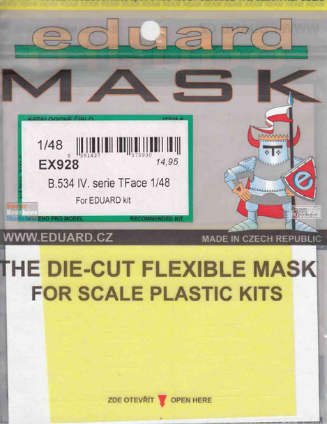 EDUEX928 1:48 Eduard Mask - B.534 IV.serie TFACE (EDU kit)