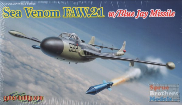 サーフノア1 CHC5108 1:72 Cyber Hobby Sea Venom FAW.21 w/ Blue Jay Missile