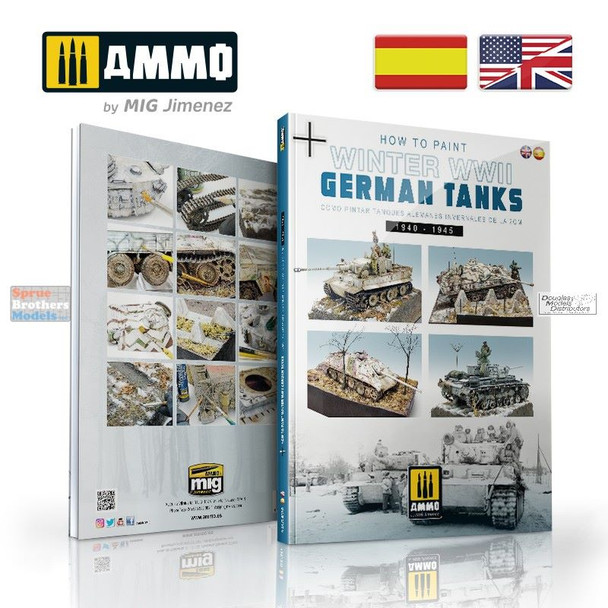 AMM6039 AMMO by Mig How to Paint Winter WWII German Tanks