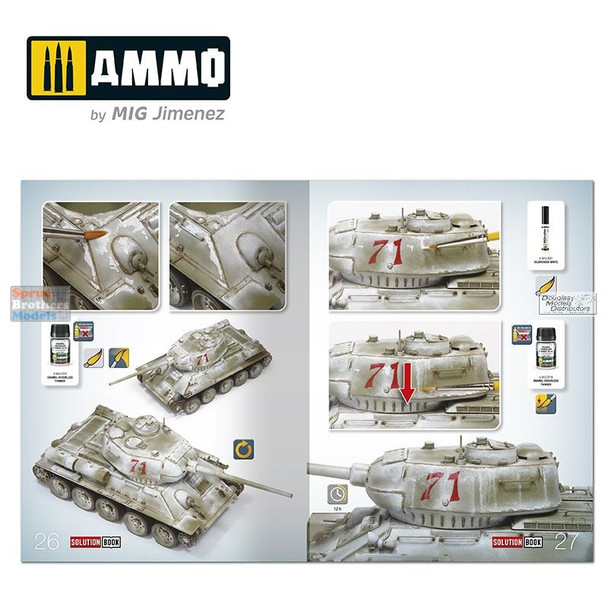 AMM7903 AMMO by Mig Solutions Box Mini - WW2 Soviet Winter Vehicles Colors and Weathering System