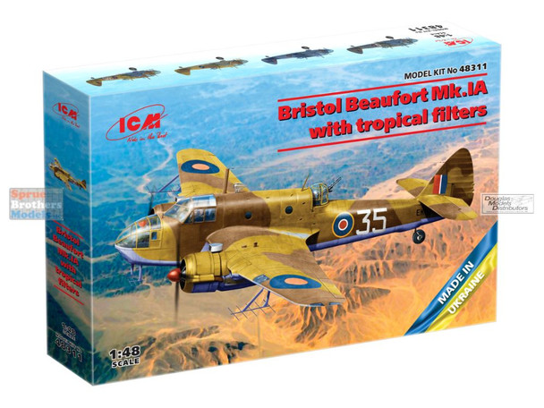 ICM48311 1:48 ICM Bristol Beaufort Mk.IA with Tropical Filters