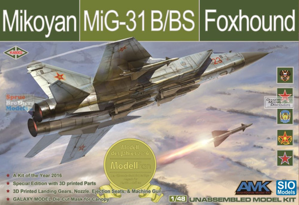 AMKK48002 1:48 AMK/Sio Models MiG-31B/BS Foxhound