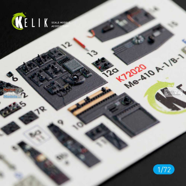 RESK72020K 1:72 ResKit/Kelik 3D Detail Set - Me410A-1/B-1 (FNM kit)