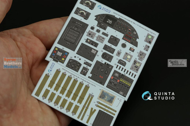 QTSQD32150 1:32 Quinta Studio Interior 3D Decal - Lancaster B Mk.I/III (BDM kit)